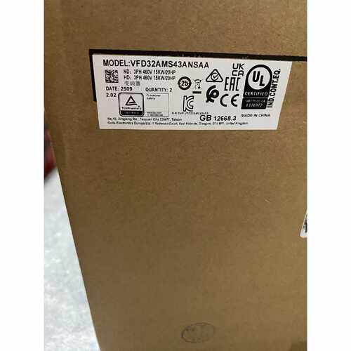全新台达变频器，型号VFD32AMS43ANSAA，数量多个
