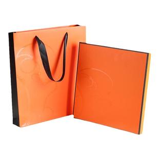 杭州丝绸 精品围巾包装礼盒 精美品牌丝巾 内盒袋定制盒子