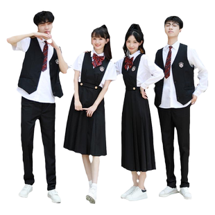 合唱团诗歌朗诵演出服成人高初中生运动会开幕式英伦学院风班服装