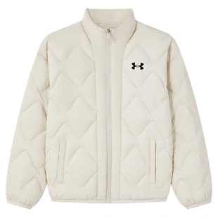 安德玛童装2025冬季儿童轻薄羽绒服立领百搭男女童鸭绒保暖外套