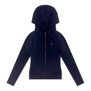 FDR官方店 亲肤瑜伽运动高领连帽卫衣女春季修身显瘦拉链开衫上衣