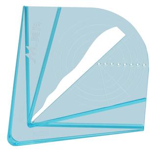 不规则木料中心定位器木旋木工定心尺中心尺圆形划线规找圆心工具