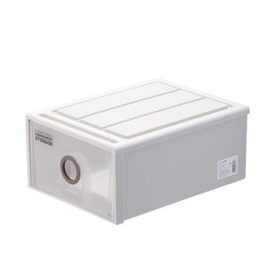 茶花桌面收纳盒加厚抽屉式组合内衣内裤防尘收纳箱储物盒抽屉柜