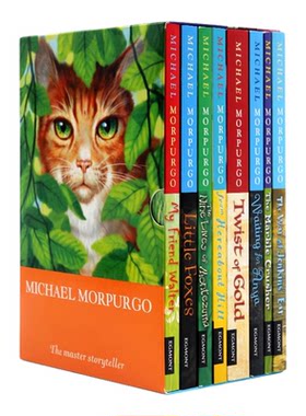war Horse战马作者麦克莫波格 Michael Morpurgo 8册盒装 英文原版儿童经典成长小说Little Foxes/Twist of Gold/Waiting for Anya