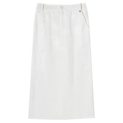 天丝棉直筒休闲半裙夏季