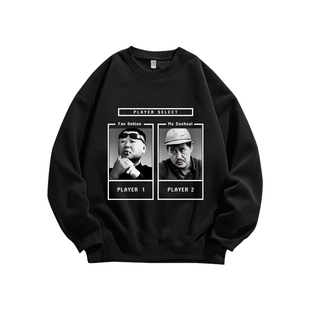 范德彪辽东地区彪哥和马大帅重磅纯棉卫衣男装高街百搭长袖T恤衫