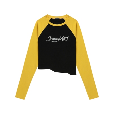 ITGROUNDZERO插肩袖长袖T恤