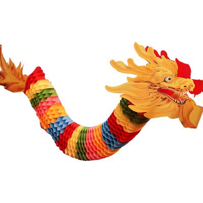 新年舞龙装饰纸龙年拍照灯笼道具
