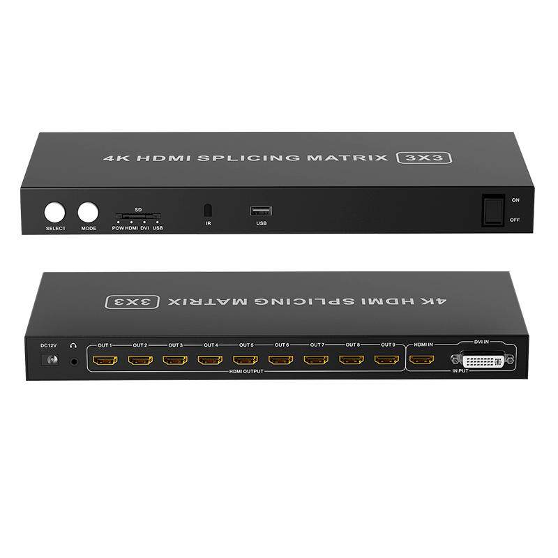 HDMI画面拼接器4K拼接屏控制器