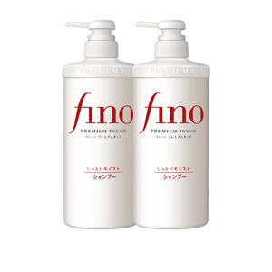 【自营】fino透润美容液洗发水550ml*2烫染修护滋润柔顺女正品