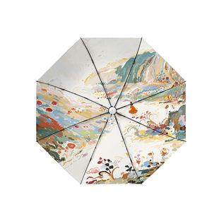 Cikatu西卡图追风系晴雨两用伞女生高颜值雨伞学生上学专用折叠伞