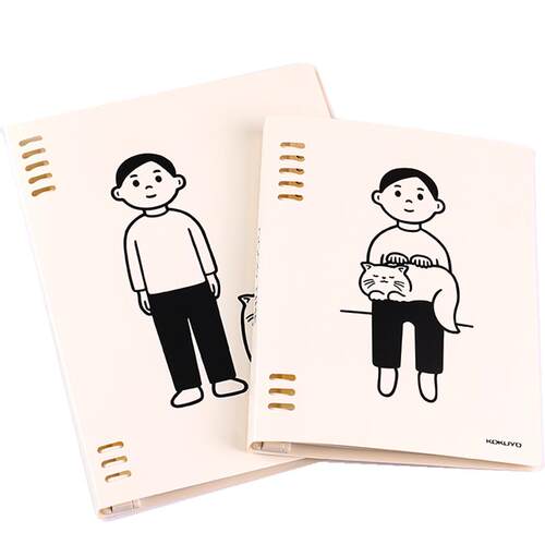 国誉活页本联名Noritake8孔4孔不硌手b5a5笔记本子轻薄记事本