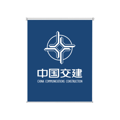 广告卷帘定制企业文化免打孔安装