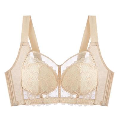 唯一俏蕾丝轻薄夏季聚拢调整胸罩