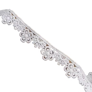 1.5cm宽水溶蕾丝小花边DIY服饰童装娃衣领口袖子装饰辅料材料