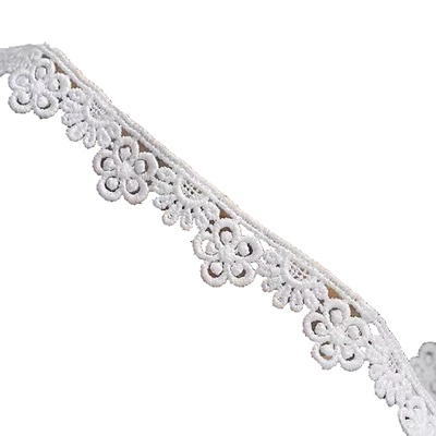1.5cm宽水溶蕾丝小花边DIY服饰童装娃衣领口袖子装饰辅料材料