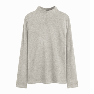 半高领大码200斤打底衫德绒保暖修身显瘦t恤女秋季新款长袖上衣服