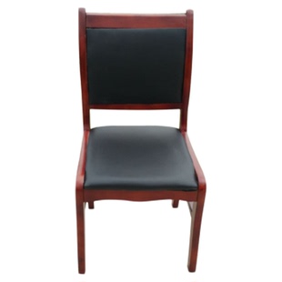 会议椅大会议室椅子四脚扶手椅实木培训椅办公椅靠背麻将棋牌室椅