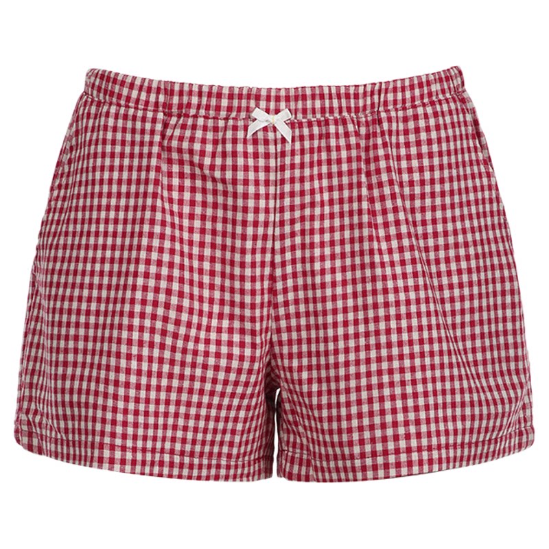 Striped high-waisted wide-legged shorts 条纹高腰排扣阔腿短裤