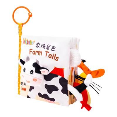 jollybaby尾巴布书早教婴儿