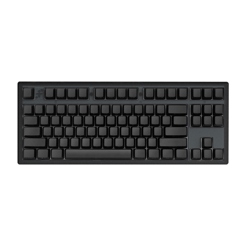 腹灵MK870Pro纯黑侧刻键盘