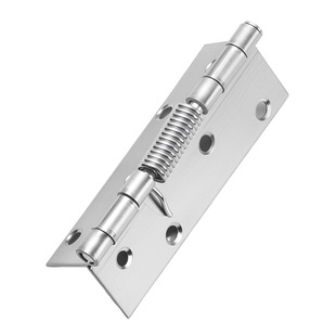 304不锈钢弹簧合页自动关门铰链电箱纱窗回弹小合页橱柜回位合页