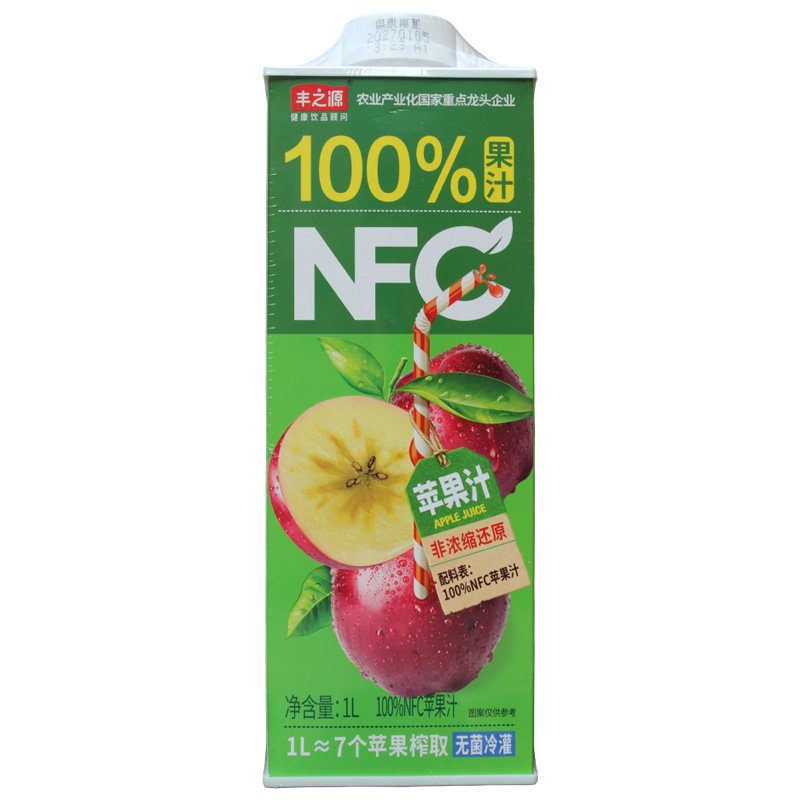 丰之源NFC100%果汁1L饮品非浓缩