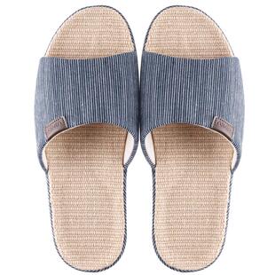 加肥大码男士亚麻拖鞋室内夏天防臭家用吸汗凉拖不臭脚四季4647码
