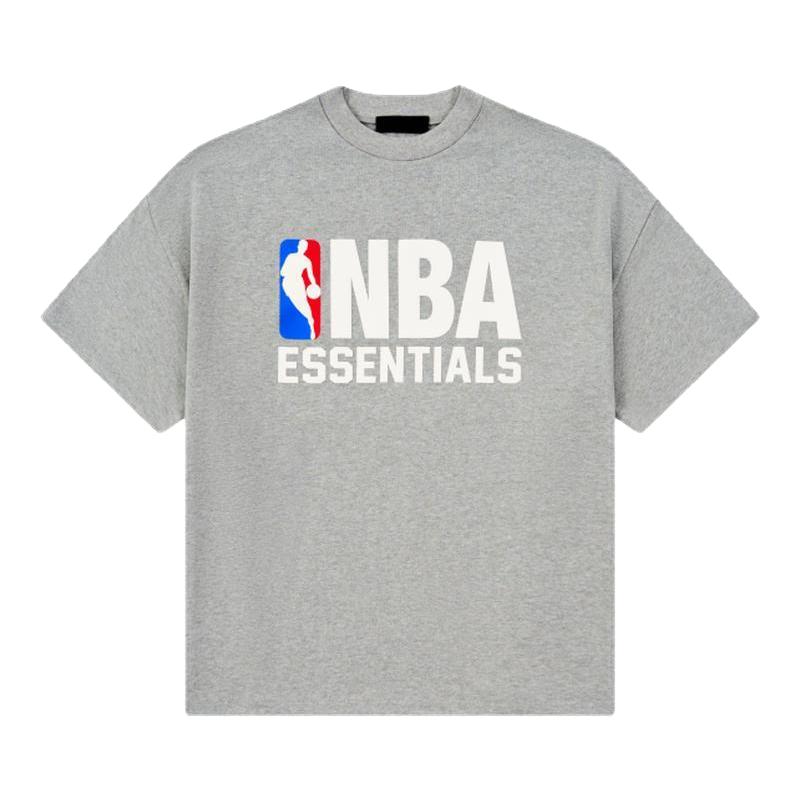 王嘉尔同款NBA X FEAR OF GOD ESSENTIALS联名款休闲字母短袖t恤