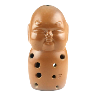 冯氏陶埙熏烧珍品福娃低音5到高音2