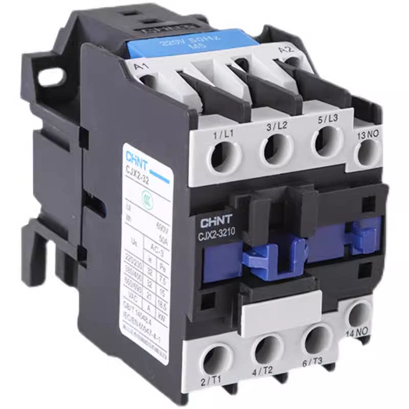 正泰交流接触器 380V三相 CJX2-0910/1201家用220V/24V空调单相