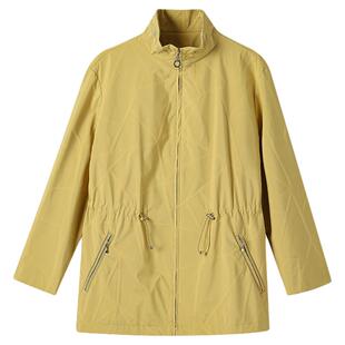 声雨竹官方旗舰店秋冬女装风衣外套中长款修身百搭长袖上衣