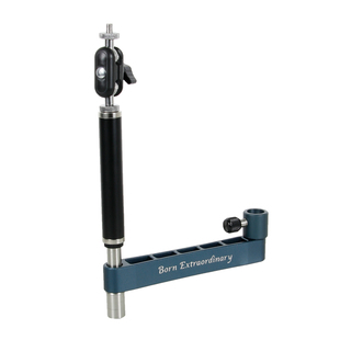 食盆过桥铝镁合金钓椅钓箱配件饵盒加长架杆饵盘架延长臂稳固灯架