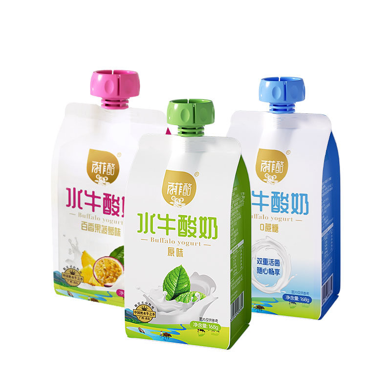 【低温酸奶】百菲酪水牛酸奶混合口味168g多支发酵乳0蔗糖百香果