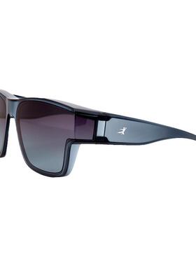 李小龙偏光方形时尚墨镜近视套镜