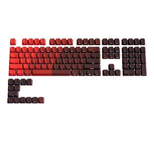 欧希德鸿运当头流光侧刻键帽透光狼蛛hero68he原厂高度PBT材质