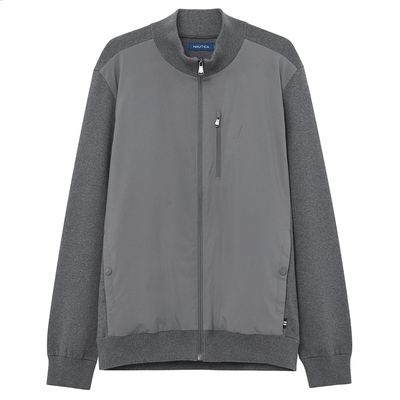 保暖透气NAUTICA棉质毛衣夹克