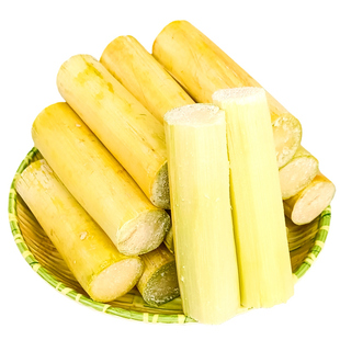 精选黄皮甘蔗蜜甜多汁新鲜上等品质壮实结长无虫眼无红心净5斤9斤