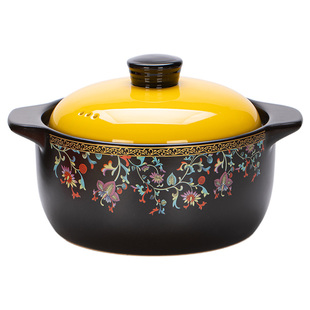 砂锅炖锅家用燃气煲汤锅陶瓷锅土小号沙锅耐高温熬中药汤煲瓦煲罐