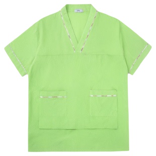 2025新款汗蒸服女纯棉高档全棉大码足疗桑拿服洗浴中心洗浴服男款