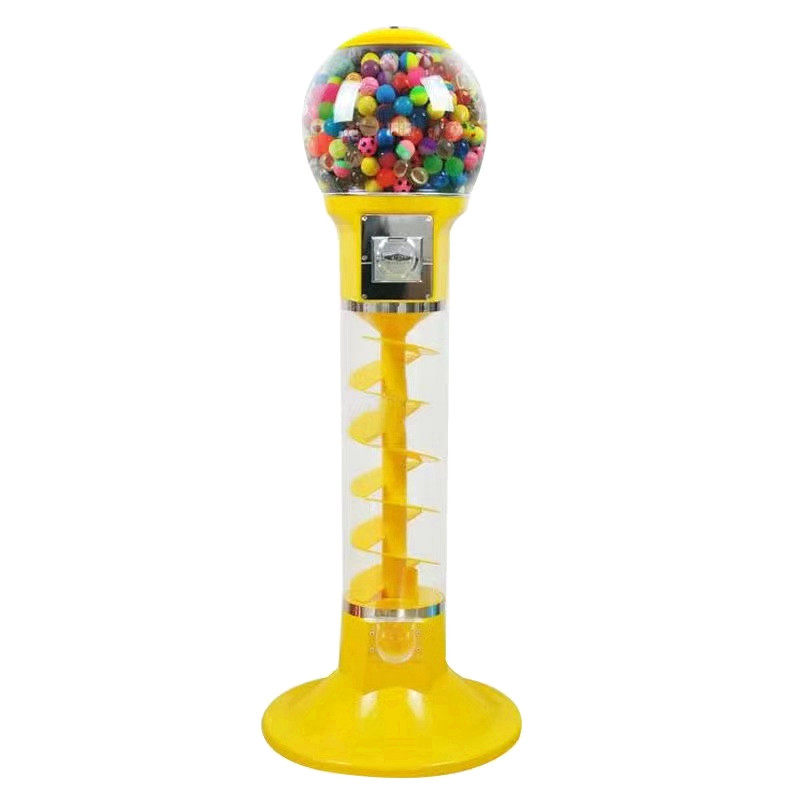 大型螺旋扭蛋机商用抽奖道具自助售货机扭扭蛋球弹力球抓娃娃机器