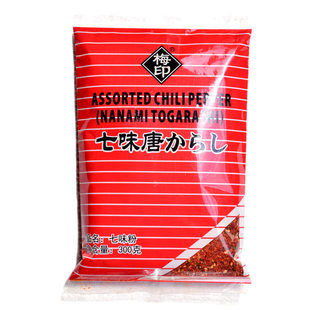 梅印七味唐辛子300g七味粉 日本调味料烧烤原料七味唐粉辣椒包邮