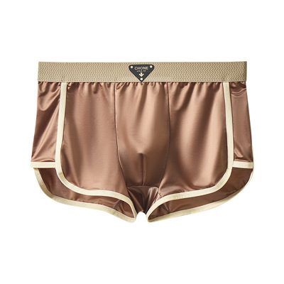 10A抑菌档轻奢缎面男士冰丝内裤