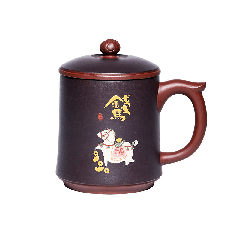 宜兴紫砂杯纯手工个人专用泡茶杯