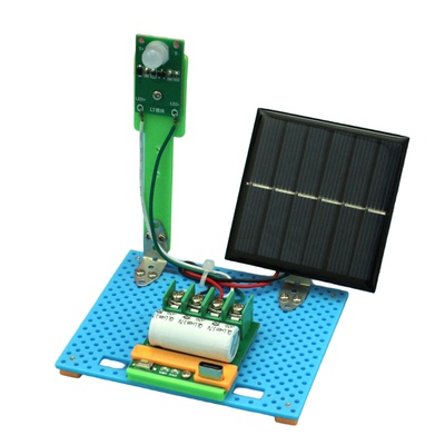 应急光伏太阳能充电灯 自制充电led灯套件科学小制作stem手工作业