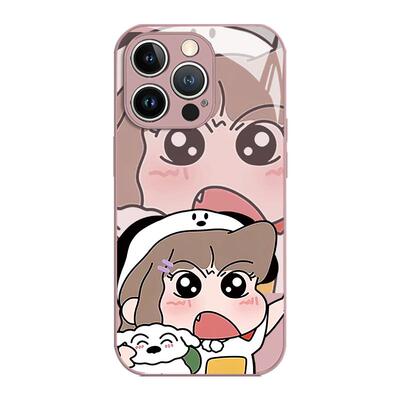 适用小米红米手机壳睡觉蜡笔小新