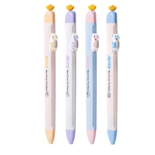 金元宝中性笔猫爪定律磁吸笔新款高颜值ins风速干大容量0.5mm中小学生CS笔头刷题笔可爱按动圆珠笔碳素签字笔