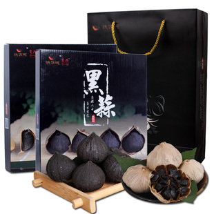 黑蒜礼盒 独头黑蒜 多瓣黑蒜 黑蒜头 2斤装山东特产