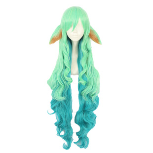 嗨coser 英雄联盟lol 星之守护者 索拉卡cos假发 110cm 119E