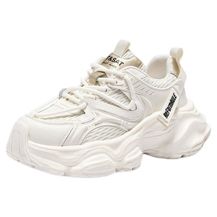 星期六厚底老爹鞋女款2025新款秋冬款百搭增高鞋子女休闲运动鞋女